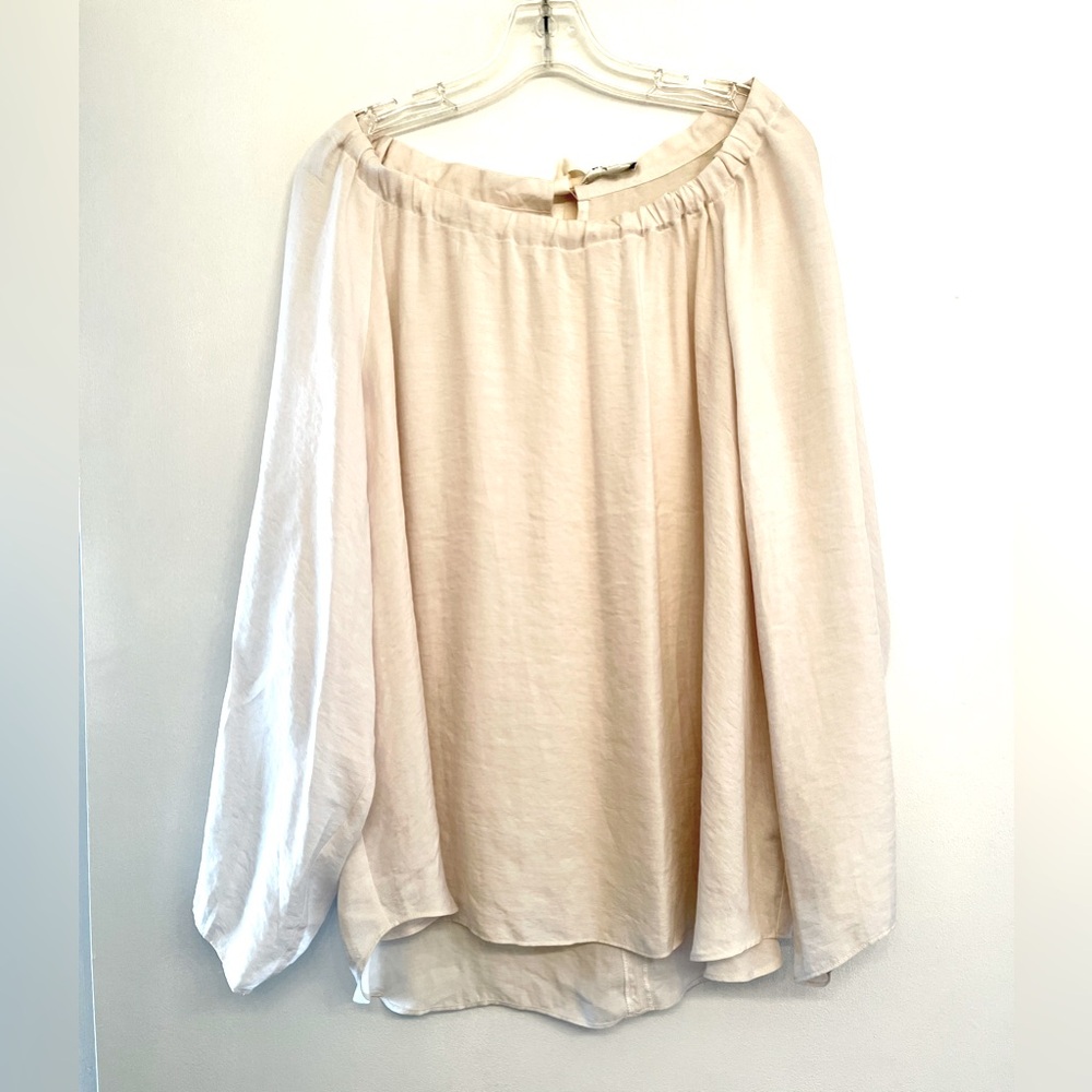Poet Blouse/ tunic in
Light beige size S/M